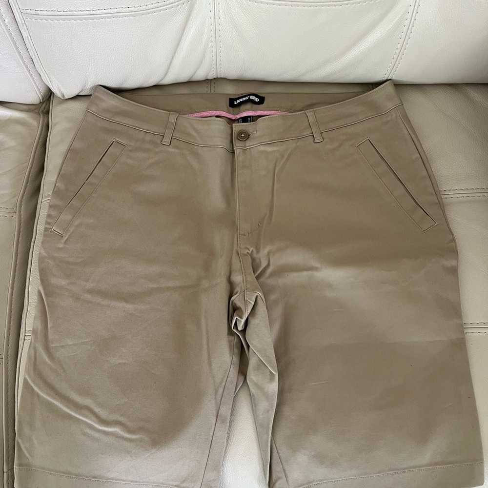 School Uniform Women's Stretch Chino Bermuda Shorts